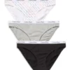 Calvin Klein 3-Pack Cotton Blend Bikini Briefs-BLACK_GREY_MULTI