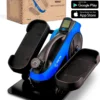 Blue Lion Stoelfiets - Mini Hometrainer - Bureaufiets - Deskbike Voor Onder Bureau - Stepper - Crosstrainer - Bluetooth