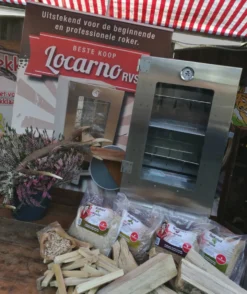 2-L Home & Garden XL Rookoven - RVS - 80x40x28 Cm - 3 Etages -RHRQuality winkel 1009x1200