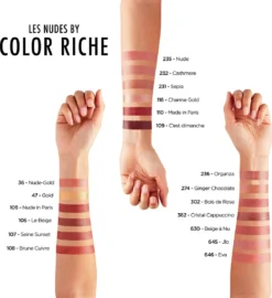 L’Oréal Paris Make-Up Designer Color Riche Satin Lipstick - 231 Sepia Silk - Nude - Verzorgende Lippenstift Met Arganolie Voor Een Comfortabel Gevoel - 4,54 Gr -RHRQuality winkel 1098x1200