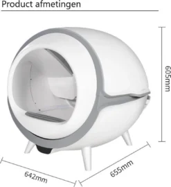 Merkloos Premium Kattenbak - Automatische - Zelfreinigende - Elektrische Kattenbak - Design Kattenbak 14 Merkloos Premium Kattenbak - Automatische - Zelfreinigende - Elektrische Kattenbak - Design Kattenbak -RHRQuality winkel 1099x1200