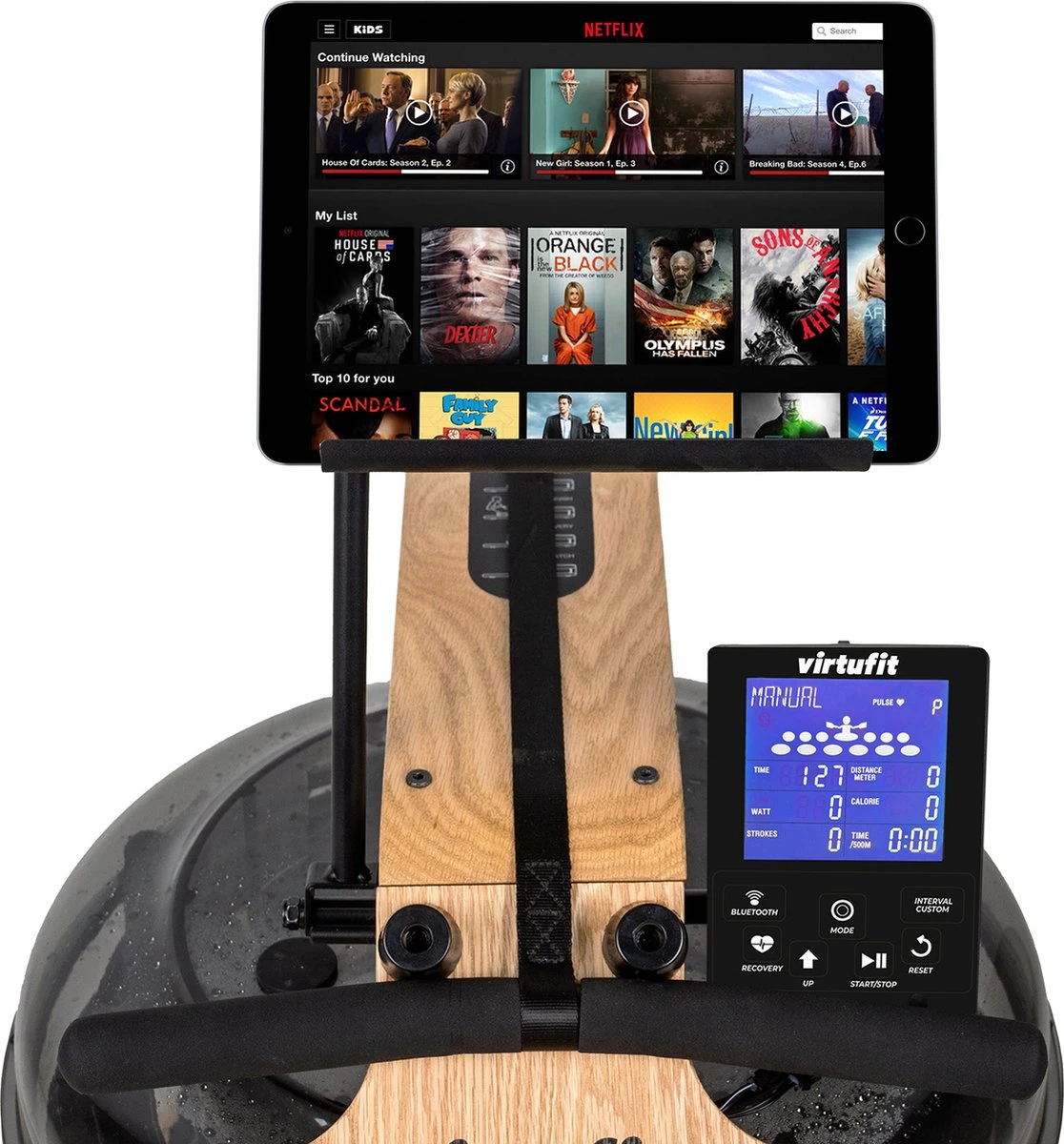 VirtuFit Elite Water Resistance Roeitrainer - Oak - Gratis Trainingsschema 13 VirtuFit Elite Water Resistance Roeitrainer - Oak - Gratis Trainingsschema - Afbeelding 13