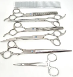 Achilles Hondenschaar - Scharenset Hond 8 INCH - 8-Delige Scharenset - Effileerschaar Hond -RHRQuality winkel 1132x1200 2