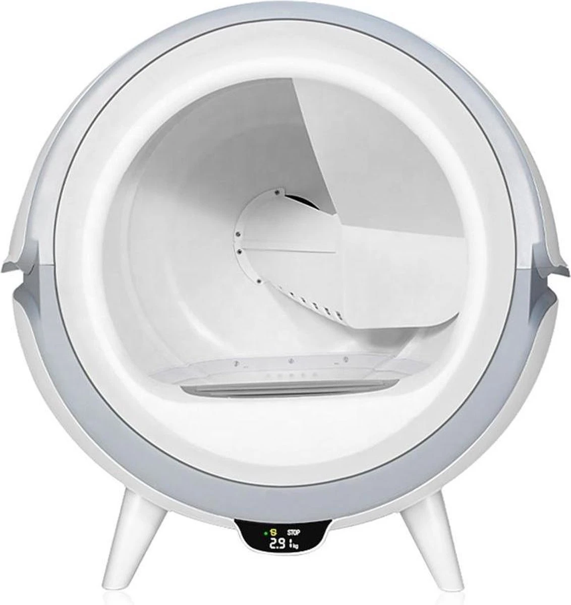 Merkloos Premium Kattenbak - Automatische - Zelfreinigende - Elektrische Kattenbak - Design Kattenbak 6 Merkloos Premium Kattenbak - Automatische - Zelfreinigende - Elektrische Kattenbak - Design Kattenbak - Afbeelding 6