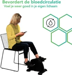 Dreaver Stoelfiets - LCD-scherm - Inclusief Antislipmat - Bureaufiets - Bewegingstrainer - Deskbike - Mini Hometrainer - Pedaaltrainer 11 Dreaver Stoelfiets - LCD-scherm - Inclusief Antislipmat - Bureaufiets - Bewegingstrainer - Deskbike - Mini Hometrainer - Pedaaltrainer -RHRQuality winkel 1152x1200