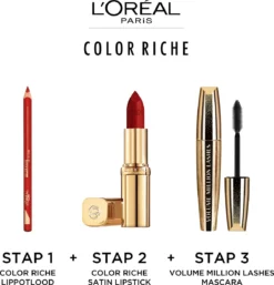 L’Oréal Paris Make-Up Designer Color Riche Satin Lipstick - 231 Sepia Silk - Nude - Verzorgende Lippenstift Met Arganolie Voor Een Comfortabel Gevoel - 4,54 Gr -RHRQuality winkel 1154x1200 1