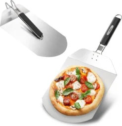 Bighorn Pizzaschep Voor BBQ En Oven-Inklapbare Handgreep -Pizzasnijder- Edelstaal -geschikt Als Broodschep En Ovenschep - SRPT01 -RHRQuality winkel 1163x1200 2