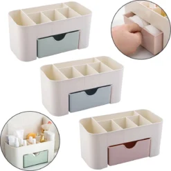 IBright Make-Up Organizer Met Lade - Cosmetica Opbergdoos - Bureau Organizer - Blauw 7 IBright Make-Up Organizer Met Lade - Cosmetica Opbergdoos - Bureau Organizer - Blauw -RHRQuality winkel 1193x1200 3