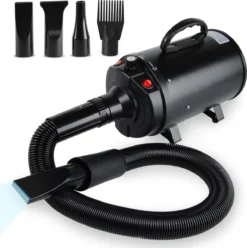 Vivid Green Waterblazer Met 3 Opzetstukken - Hondenfohn - Voor Honden - Met Geluiddemper - 2800W