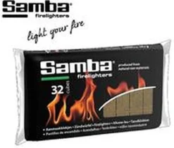 Samba Aanmaakblokjes Bruin á 24 X 32 Stuks - Omdoos Is 768 Aanmaakblokjes -RHRQuality winkel 1200x1016 3