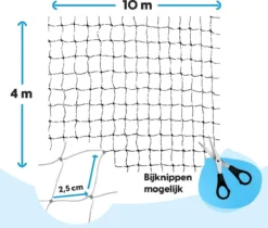Kattennet Voor Balkon 4 X 10 M - Kattennet - Katten Gaas - Zwart 14 Kattennet Voor Balkon 4 X 10 M - Kattennet - Katten Gaas - Zwart -RHRQuality winkel 1200x1022