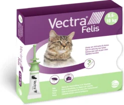 VECTRA Felis - Vlooiendruppels - Voor Katten 0.6 T/m 10 Kg - 3 Pipetten -RHRQuality winkel 1200x1023