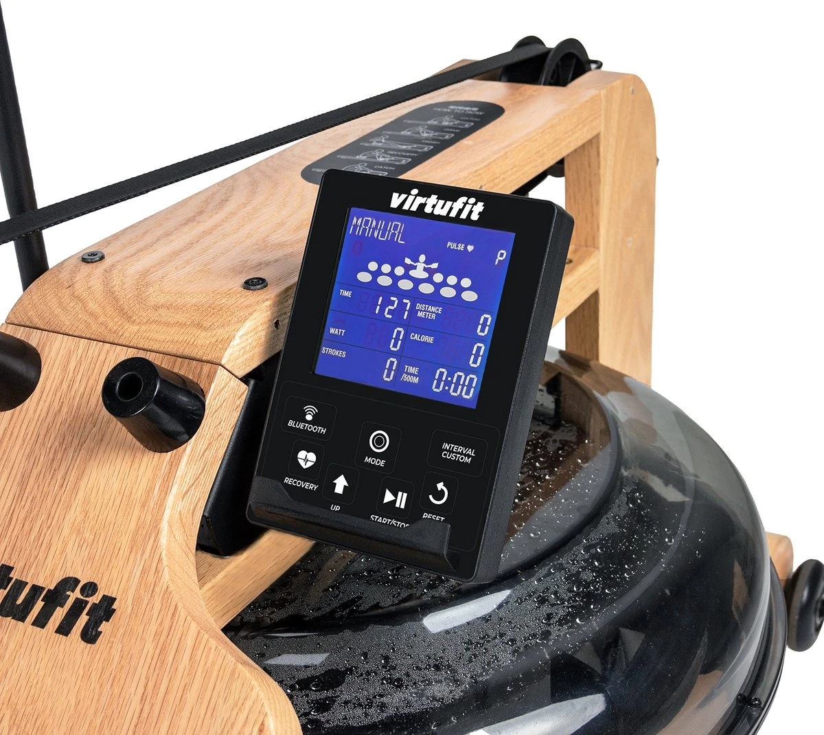 VirtuFit Elite Water Resistance Roeitrainer - Oak - Gratis Trainingsschema 3 VirtuFit Elite Water Resistance Roeitrainer - Oak - Gratis Trainingsschema - Afbeelding 3