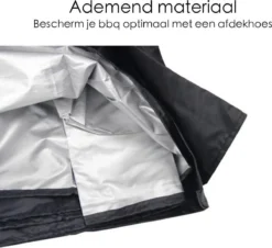 BBQ Beschermhoes - Voor Kamado - Universeel - Tot 23 Inch - Zwart -RHRQuality winkel 1200x1100 1