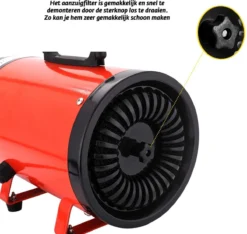 Gridbyt Professionele Hondenföhn – Waterblazer Voor Honden – Voor Een Mooie Vacht – Rood -RHRQuality winkel 1200x1137 1