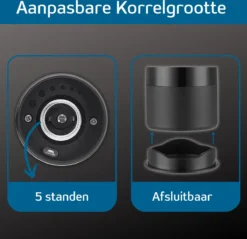 GOV Elektrische Peper- En Zoutmolen Zwart XL Set Oplaadbaar - Pepermolen - Peper En Zoutstel -RHRQuality winkel 1200x1162 7