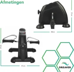 Dreaver Stoelfiets - LCD-scherm - Inclusief Antislipmat - Bureaufiets - Bewegingstrainer - Deskbike - Mini Hometrainer - Pedaaltrainer 13 Dreaver Stoelfiets - LCD-scherm - Inclusief Antislipmat - Bureaufiets - Bewegingstrainer - Deskbike - Mini Hometrainer - Pedaaltrainer -RHRQuality winkel 1200x1171 1
