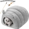 Janse Kattenmand XL - Grijs - Kattenhuis - Dierenmand - Kattenbed - Poezenmand - Kattenkussen - Kattenhol - Cat Cave