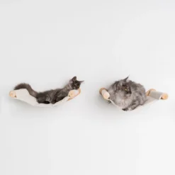 RHRQuality Wandmeubel Wandmontage Klimmuur Kat 53 X 43cm Luxe Hangmat XXL Creme Klim Wand Muur Krabpaal Katten Muurbevestiging -RHRQuality winkel 1200x1200 10