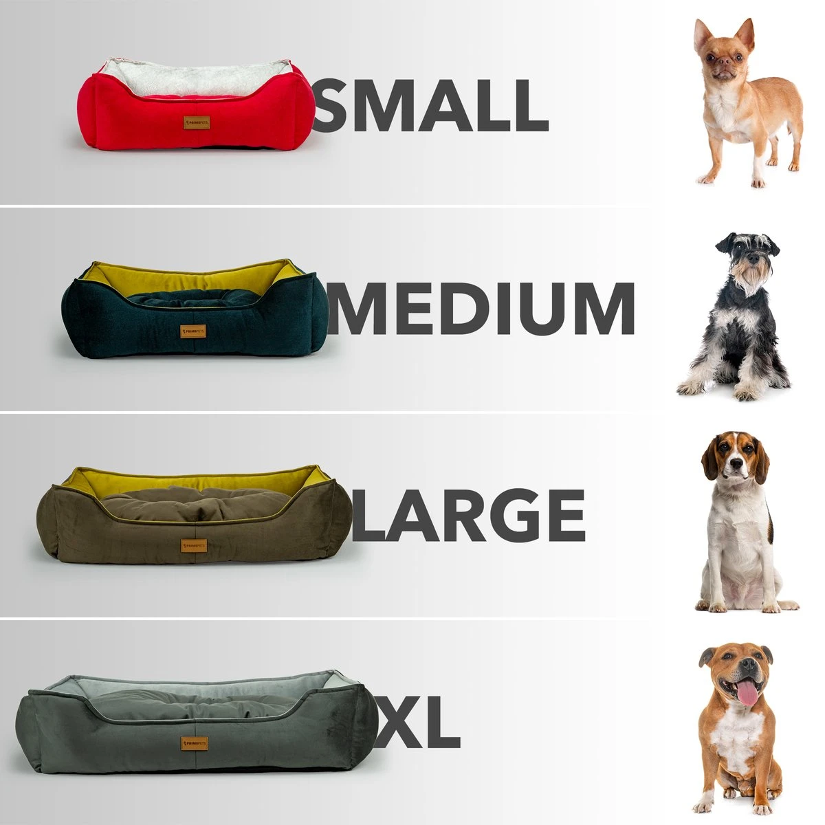 Primeplus Grote Hondenmand XL - Grijs - 100x80x20 CM - Orthopedische Hondenmanden - Hondenkussen 11 Primeplus Grote Hondenmand XL - Grijs - 100x80x20 CM - Orthopedische Hondenmanden - Hondenkussen - Afbeelding 11