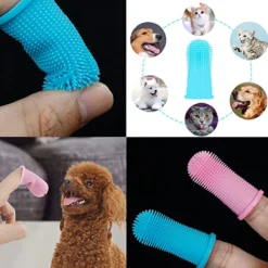 Doodadeals® 4 Stuks Siliconen Honden Tandenborstel - Tanden Borstel Hond - Silicone Dog Tootbrush - Multikleur -RHRQuality winkel 1200x1200 152