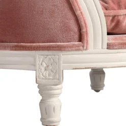 Lord Lou - George Roze Velvet S - Luxe Hondenmand - Luxe Kattenmand - 49x40x31 -RHRQuality winkel 1200x1200 202