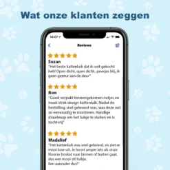 Skipoo Kattenluik Met Tunnel - Weerbestendig - Grote Kat - 4 Vergrendelingsstanden - Zwart -RHRQuality winkel 1200x1200 39