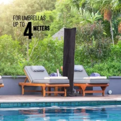 MaxxGarden Parasolhoes - Afdekhoes Voor Zweefparasol - Beschermhoes - 200-400 Cm - Met Rits En Trekkoord - Zwart 14 MaxxGarden Parasolhoes - Afdekhoes Voor Zweefparasol - Beschermhoes - 200-400 Cm - Met Rits En Trekkoord - Zwart -RHRQuality winkel 1200x1200 420