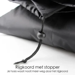 BBQ Beschermhoes - Voor Kamado - Universeel - Tot 23 Inch - Zwart -RHRQuality winkel 1200x1200 438