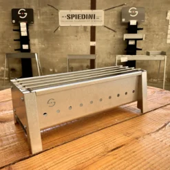 Spiedini Saté-bbq Bali 40 Mini - Kleine, Smalle Houtskoolbarbecue Met Horizontaal Rooster Voor Sate Of Andere Spiesjes - 40 Cm Lang, 11 Cm Breed, 14 Cm Hoog - Ideaal Voor Tuin- Of Open Haard, Of Balkon - Materiaal: Gealuminiseerd Ijzer -RHRQuality winkel 1200x1200 468