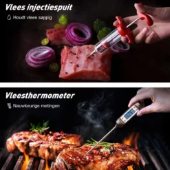 Saveur Royal® 35-delige Barbecue Gereedschapset In Roestvrij Staal - BBQ Grill Set Met Draagtas - Barbecuegerei-sets - Barbecue Accessoires Gereedschap - 35-delig -RHRQuality winkel 1200x1200 492