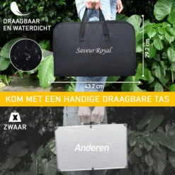 Saveur Royal® 35-delige Barbecue Gereedschapset In Roestvrij Staal - BBQ Grill Set Met Draagtas - Barbecuegerei-sets - Barbecue Accessoires Gereedschap - 35-delig -RHRQuality winkel 1200x1200 494