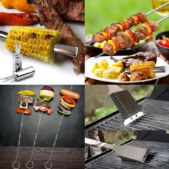 Saveur Royal® 35-delige Barbecue Gereedschapset In Roestvrij Staal - BBQ Grill Set Met Draagtas - Barbecuegerei-sets - Barbecue Accessoires Gereedschap - 35-delig -RHRQuality winkel 1200x1200 495