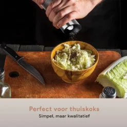 DODANA Premium Peper - & Zoutmolen Elektrisch - 1 Stuk - Pepermolen - Zoutmolen - Oplaadbaar - USB - Elektrische Pepermolen - RVS - Zwaartekracht Functie - LED Lamp - Nl Handleiding - Incl Borsteltje 14 DODANA Premium Peper - & Zoutmolen Elektrisch - 1 Stuk - Pepermolen - Zoutmolen - Oplaadbaar - USB - Elektrische Pepermolen - RVS - Zwaartekracht Functie - LED Lamp - Nl Handleiding - Incl Borsteltje -RHRQuality winkel 1200x1200 515