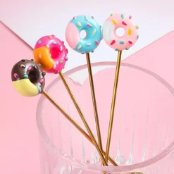 Gebaksvorkjes Donut Set Van 4 Taartvorkjes - Goud -RHRQuality winkel 1200x1200 530