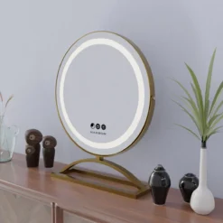 Marbor Make Up Spiegel Met LED Verlichting - Goud - Hollywood Mirror -RHRQuality winkel 1200x1200 610