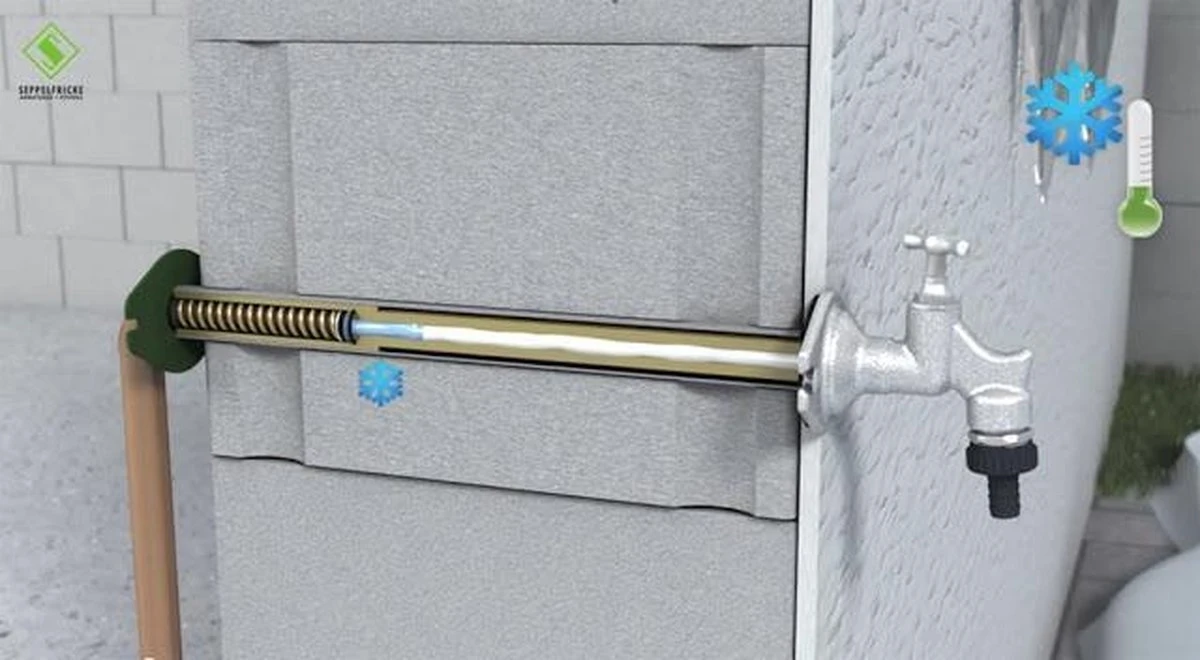 VSH SEPP Eis Vorstvrije Buitenkraan - Krukbediening 2 VSH SEPP Eis Vorstvrije Buitenkraan - Krukbediening - Afbeelding 2