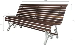 MaximaVida Tuinbank Budapest Oil 170 Cm - Uit Exclusief Mahoniehout -RHRQuality winkel 1200x717
