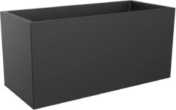 Elho Vivo Matt Finish Lang Wielen 90 - Grote Staande Plantenbak Voor Binnen & Buiten - Gemaakt Van Gereycled Plastic - L 39 X W 88 X H 41 Cm - Zwart -RHRQuality winkel 1200x751 3