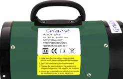 Gridbyt Professionele Hondenföhn – Waterblazer Voor Honden – Voor Een Mooie Vacht – Groen -RHRQuality winkel 1200x773 1