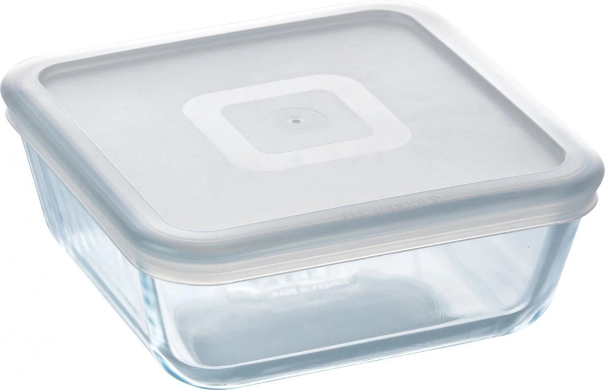 Pyrex - Cook & Freeze Schaal Vierkant Met Deksel 15 X 15cm - Transparant 1 Pyrex - Cook & Freeze Schaal Vierkant Met Deksel 15 X 15cm - Transparant