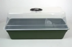 Kweekkas - Kweekhuis - Kweekkas Vensterbank - Moestuinbak - 4,5 L - Kweekkas Met Transparante Deksel - 19x39x31 Cm - Kweekkasje