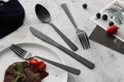 Swiss Pro+ Bestekset In Koffer-72 Delig-12 Persoons-Zwitsers Kwaliteit-Complete Set-100% Roestvrijstaal- Zwart -RHRQuality winkel 1200x799 38