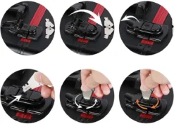 Make-upkoffer, Kapperskoffer, Cosmeticakoffer, Lege Nagelkoffer, Multikoffer, Afsluitbaar Voor Nageldesign/massageolie/fotoapparatuur, 34,7 X 22,2 X 25 Cm , Volledig Zwart HM-YAHEE-411233 -RHRQuality winkel 1200x859 1