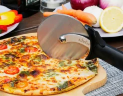 Bighorn Pizzaschep Voor BBQ En Oven-Inklapbare Handgreep -Pizzasnijder- Edelstaal -geschikt Als Broodschep En Ovenschep - SRPT01 -RHRQuality winkel 1200x944