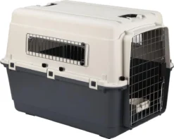 Flamingo - Hondentransportbox Nomad - L - Grijs - 57 X 80 X 60 Cm -RHRQuality winkel 1200x958 1