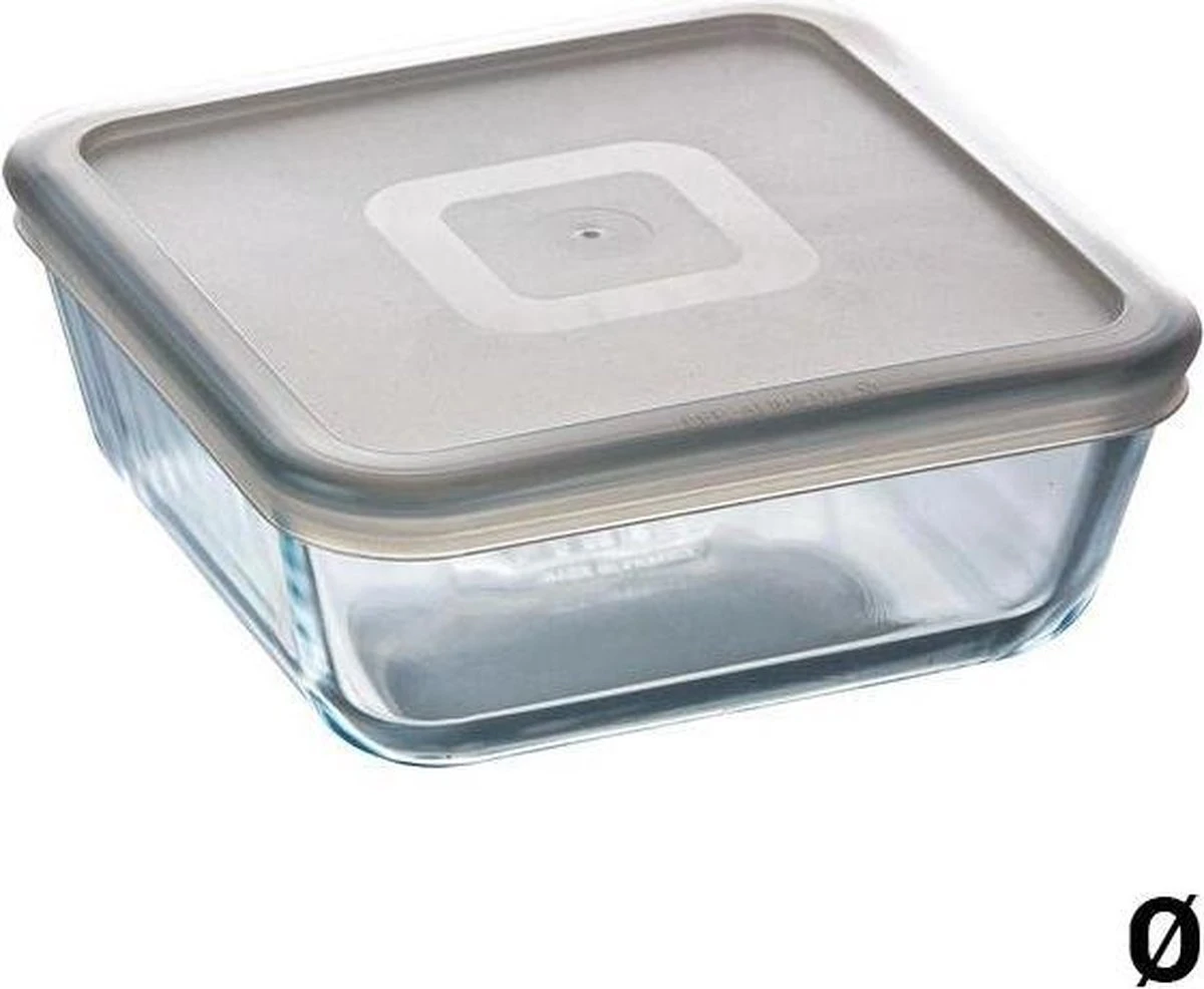 Pyrex - Cook & Freeze Schaal Vierkant Met Deksel 15 X 15cm - Transparant 8 Pyrex - Cook & Freeze Schaal Vierkant Met Deksel 15 X 15cm - Transparant - Afbeelding 8