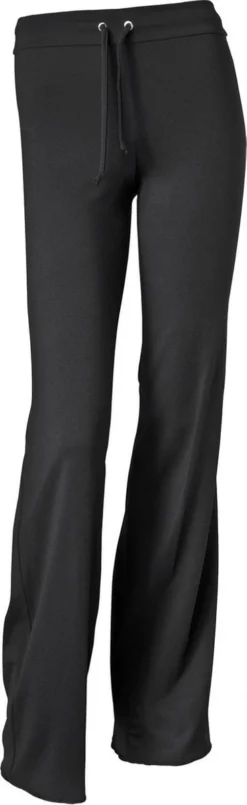 Papillon Dans Broek Met Wijde Pijp - Danskleding Dames - Zumba Kleding - Supplex - Zwart - M