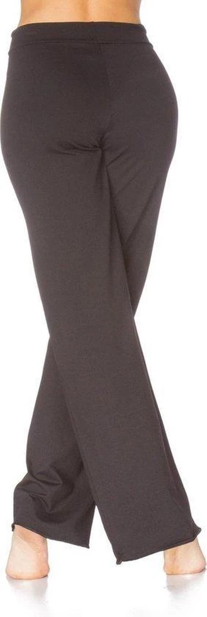 Papillon Dans Broek Met Wijde Pijp - Danskleding Dames - Zumba Kleding - Supplex - Zwart - M 2 Papillon Dans Broek Met Wijde Pijp - Danskleding Dames - Zumba Kleding - Supplex - Zwart - M - Afbeelding 2