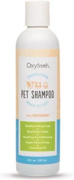 Oxyfresh Pets Hondenshampoo & Kattenshampoo - 237ml - Diervriendelijke Shampoo Voor Honden En Katten Zonder Irriterende Bestanddelen -RHRQuality winkel 493x1200